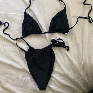 Fashion Nova Black Medium size bikini